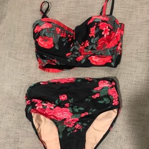 Albion Fit Floral High Wasted Bikini
